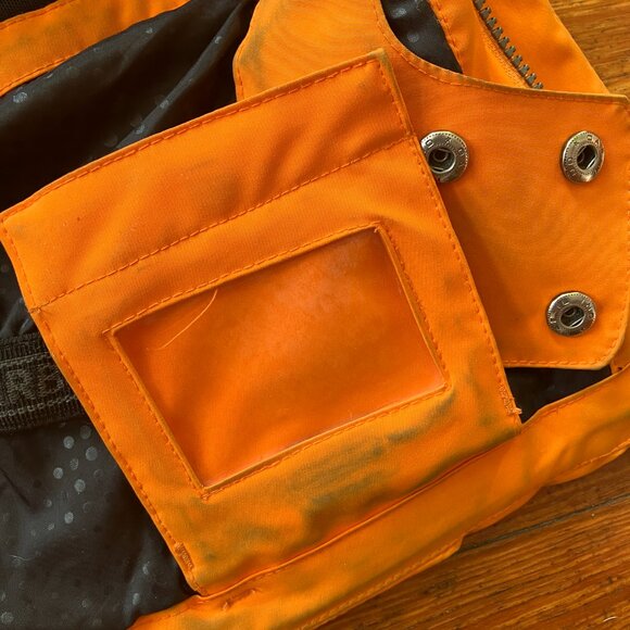 Karbon Ski Snowboard Jacket Boy Size 14 Edmund High Performance Insulated Orange - Picture 13 of 14